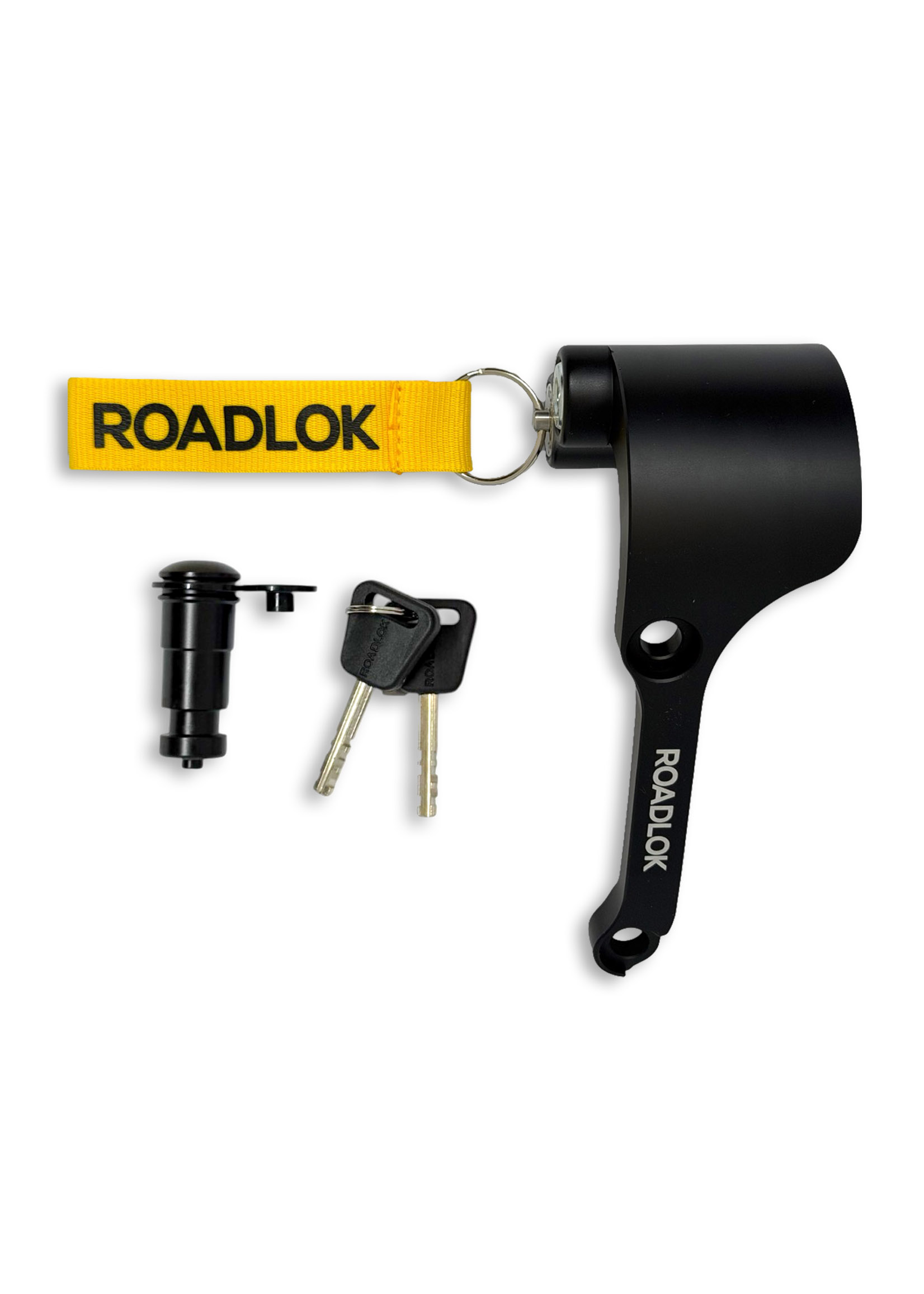 RoadLok XRA Eurosport 100 mm, direita — preto
