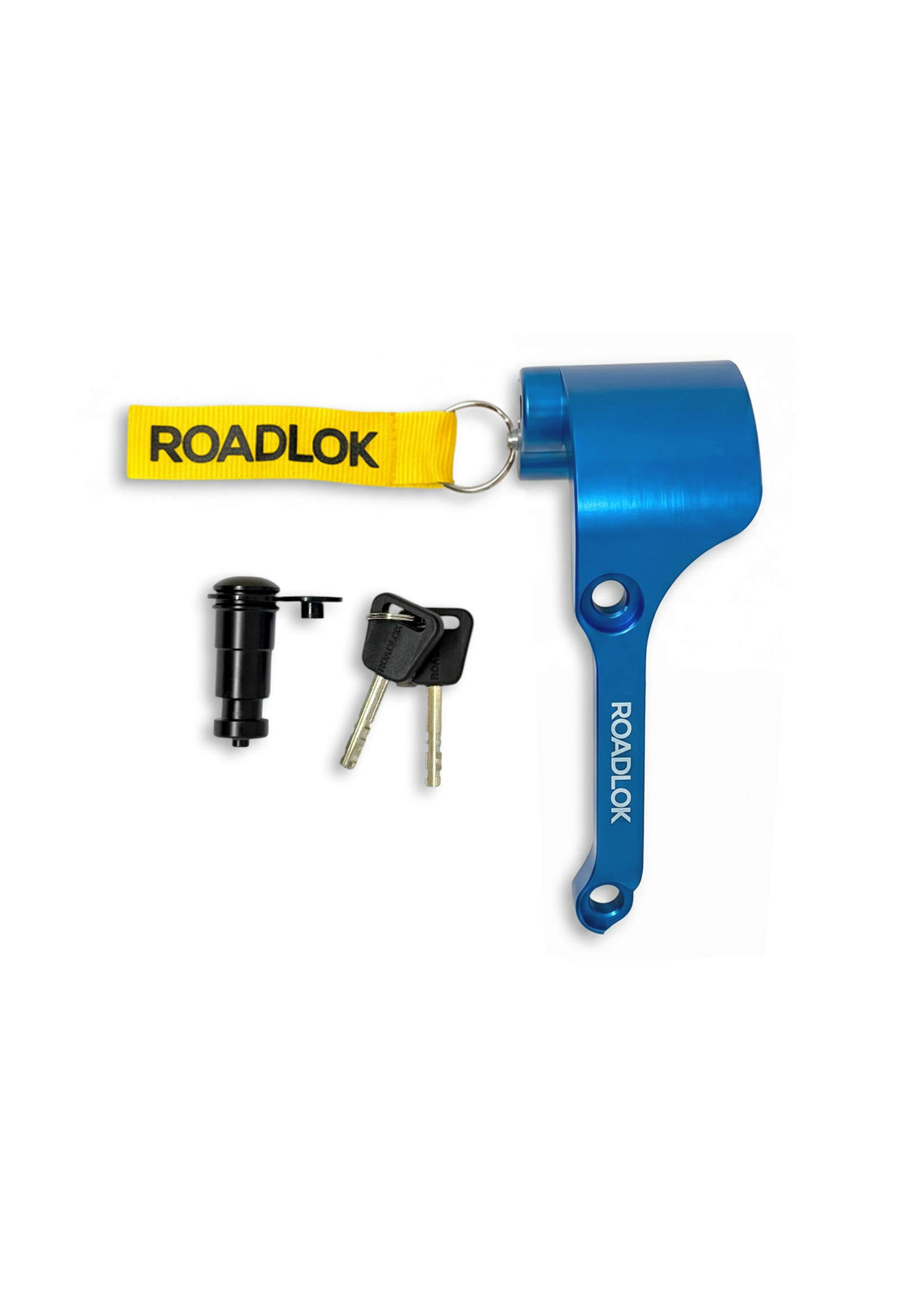 RoadLok XRA Eurosport 100 mm BMW/HD, direita — azul M