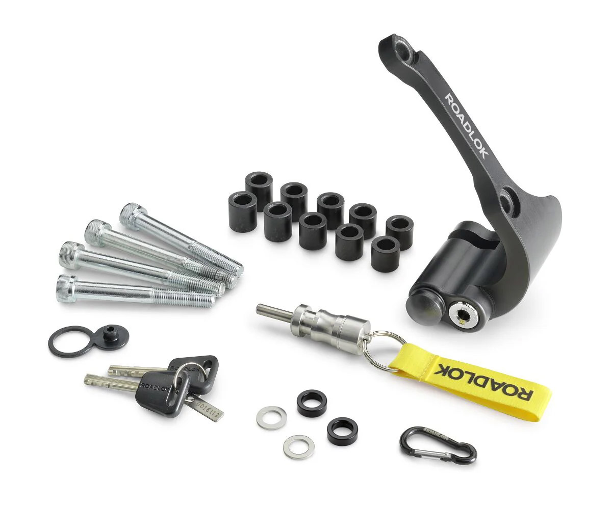RoadLok XRA Eurosport 100 mm, esquerda — preto